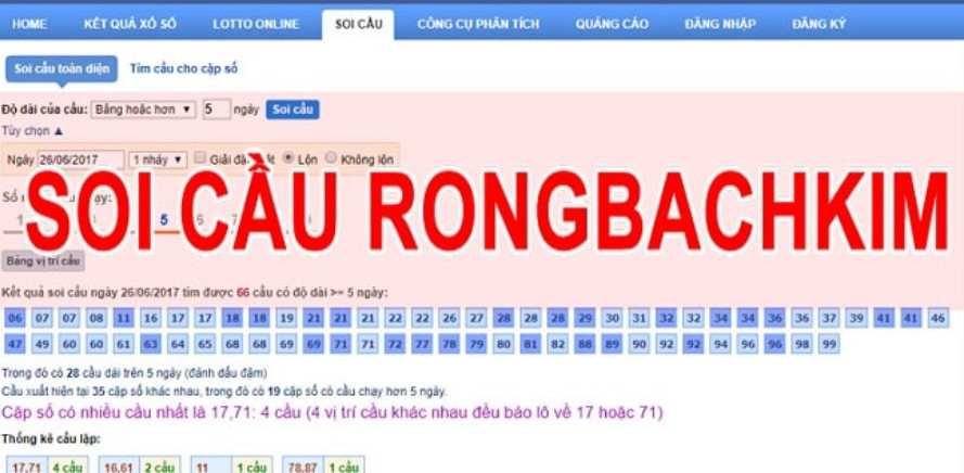 Rồng Bạch Kim online có chính xác như vậy?