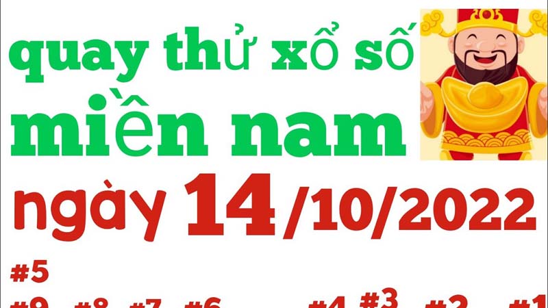 Kết quả miền nam diễn ra vào thứ 6 mỗi tuần