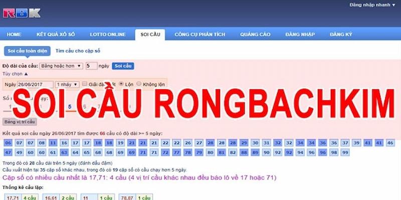 Soi cầu rồng bạch kim MB cụ thể là gì?