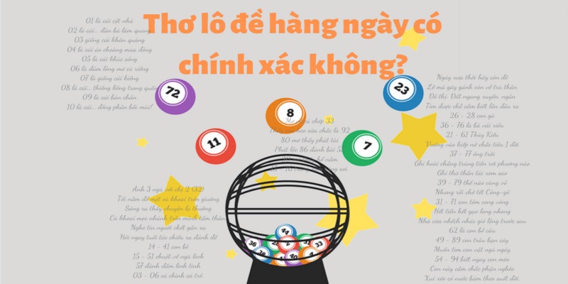 Thơ trong lô đề với quy tắc gieo vần khéo léo khi kết hợp cả những con số