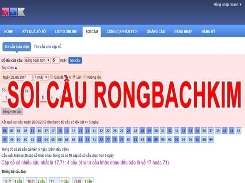 Rồng bạch kim chốt số ngày hôm nay